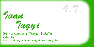 ivan tugyi business card